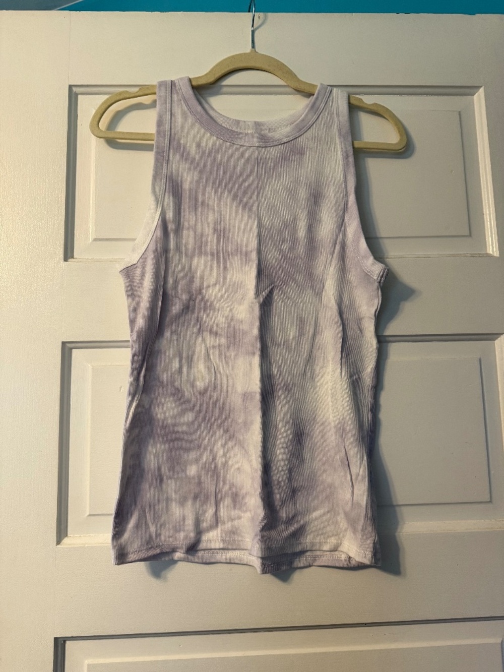 Purple Tie Die Basic Tank Top
